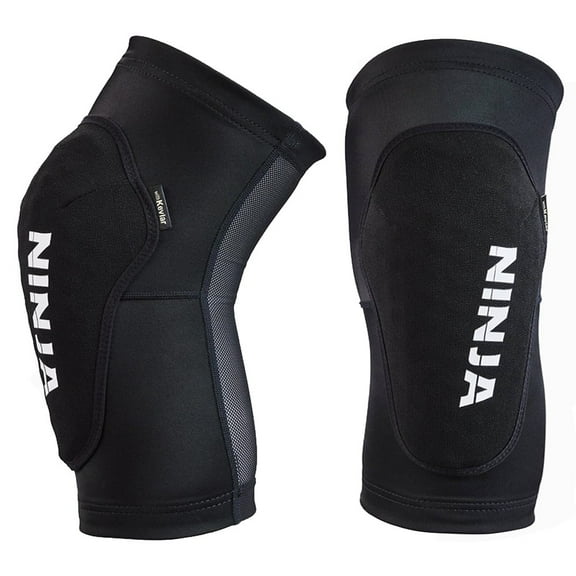 Ninja MTB Speed King Knee Pad - Lightweight Knee Pads for Men or Women - Great Protection for Mountain Bike or BMX Riders - Sleeves with Knee Pads for Mountain Biking (S/M)