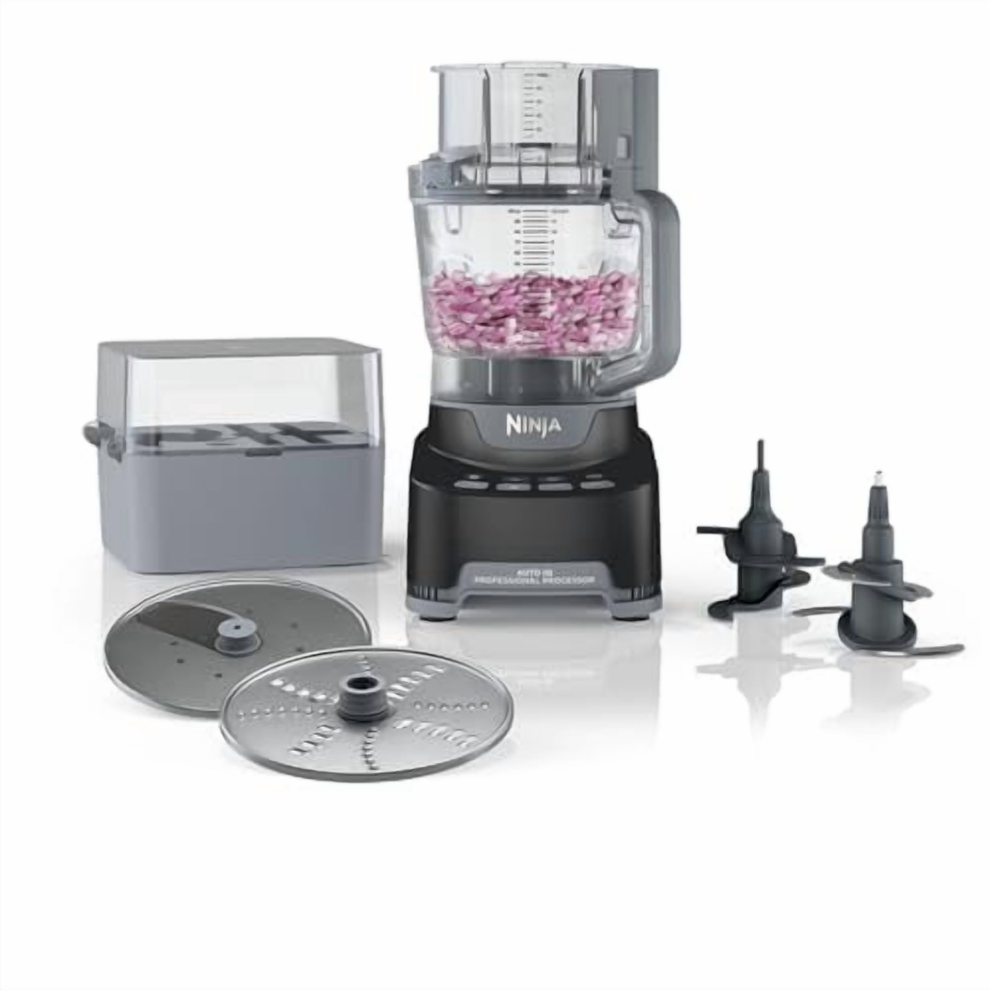 Ninja NF705BRN Professional XL Food Processor, Storage Box, 1200