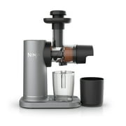 Ninja NeverClog Cold Press Juicer 150W, 18oz Jug, 30oz Pulp Container, 2-Speed, Compact, JC150