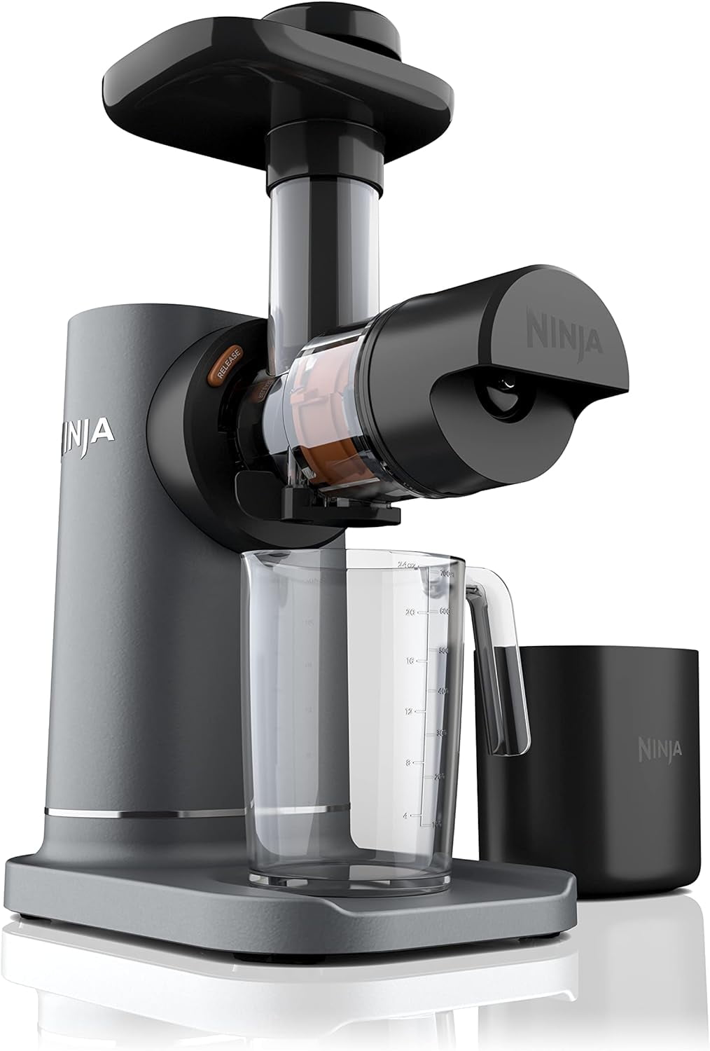 Restored Ninja NeverClog Cold Press Juicer, Powerful Slow Juicer with