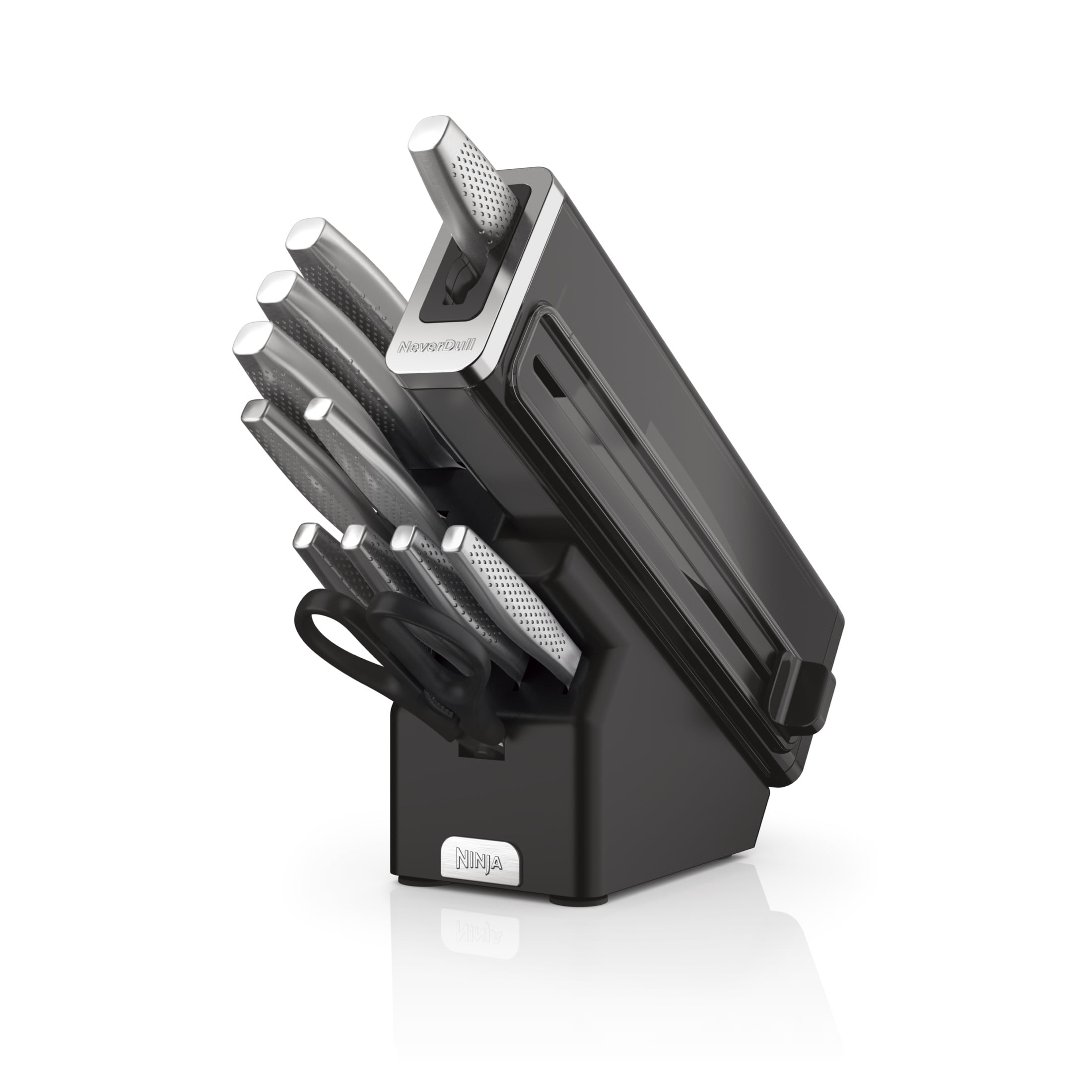 Ninja Ninja NeverDull Essential 12-Piece Stainless Knife System with Built-in Sharpener