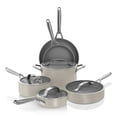 thumbnail image 1 of Ninja NeverStick Ceramic Pro 10-Piece Cookware Set, Stone, 1 of 4