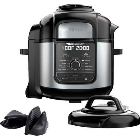 Ninja Foodi 8qt 9-in-1 Deluxe XL Digital Multi Cooker with Air Fryer - Stainless Steel/Black