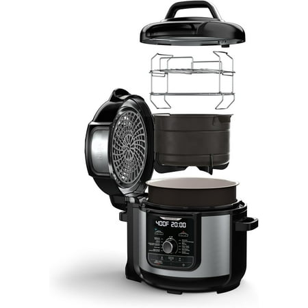 Ninja Foodi 8qt 9-in-1 Deluxe XL Digital Multi Cooker with Air Fryer - Stainless Steel/Black
