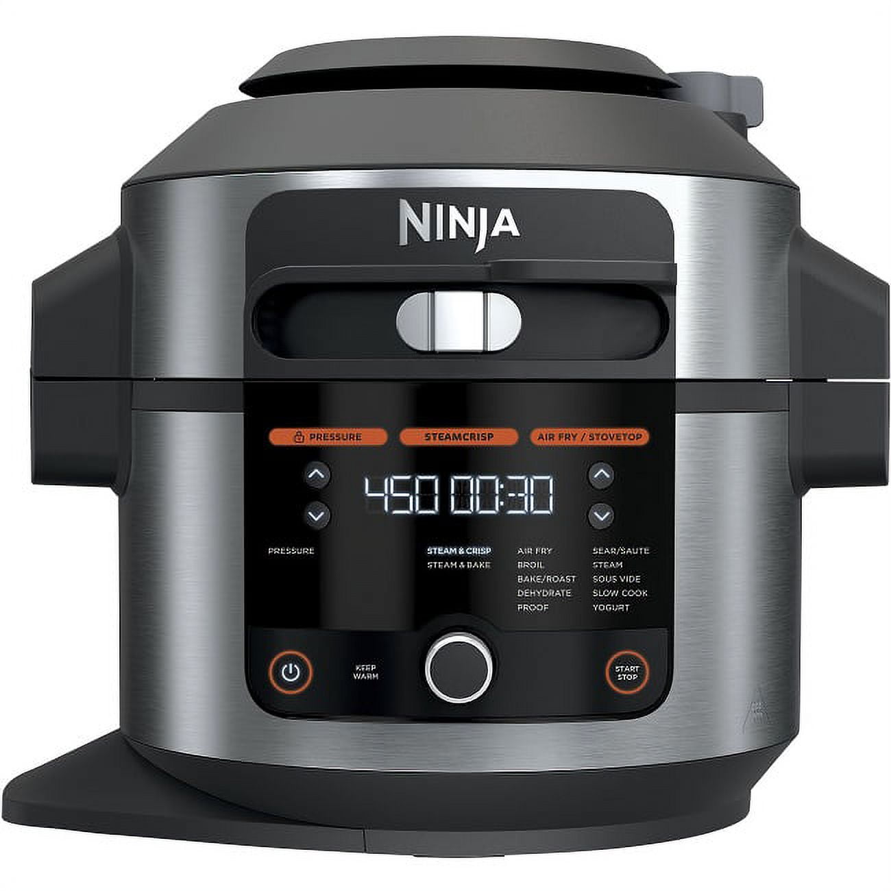 その他 Ninja OL501 Foodi 14in1 Fogão de Pressão Ninja 14 em 1 e Fritadeira de Ar - Prata/Preto