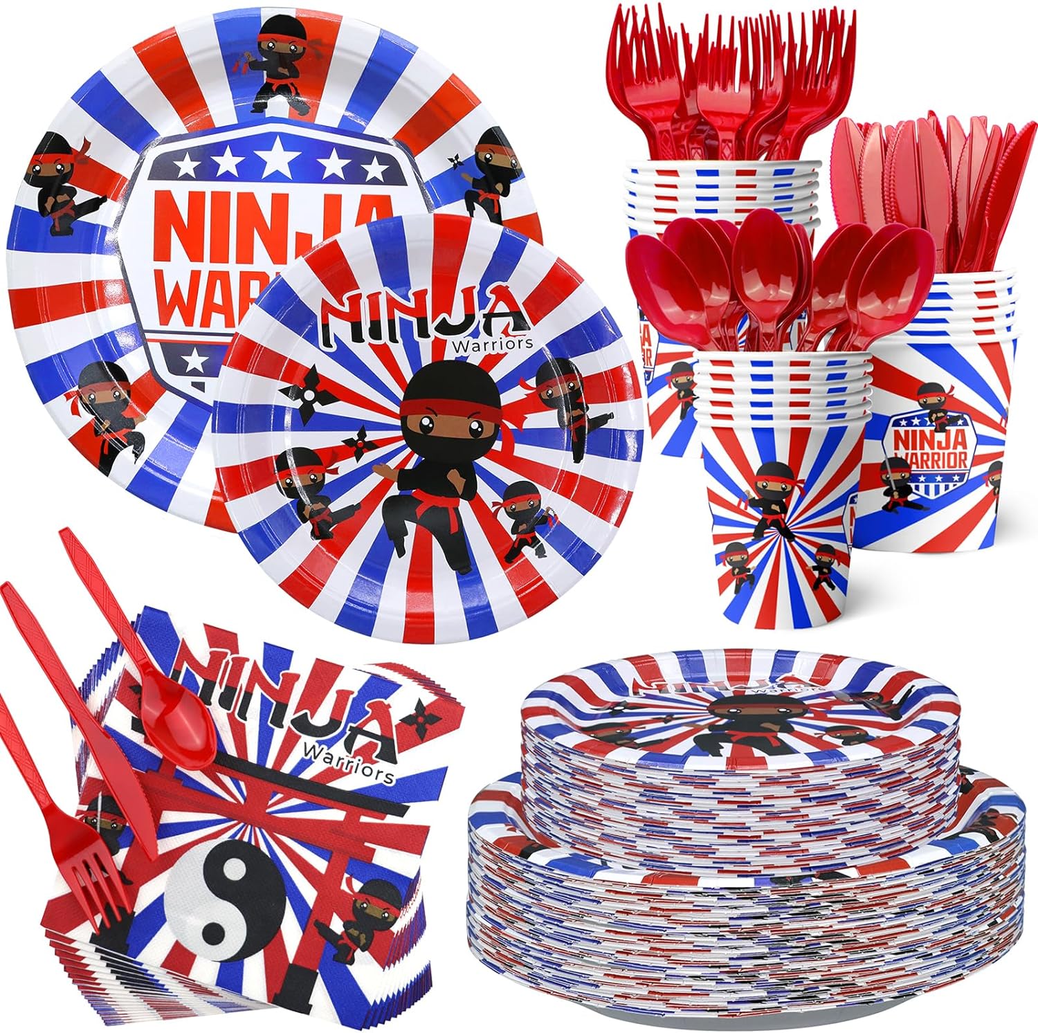 Ninja Party Supplies Set for 20 Guests Ultimate Ninja Birthday Party