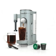Ninja Pods & Grounds Specialty Single-Serve Coffee Maker, K-Cup Pod Compatible, Built-In Milk Frother, 6-oz. Cup to 24-oz. Travel Mug Sizes, Iced Coffee Maker, Blue, PB051GB - rated 4.3 stars from 427 reviews