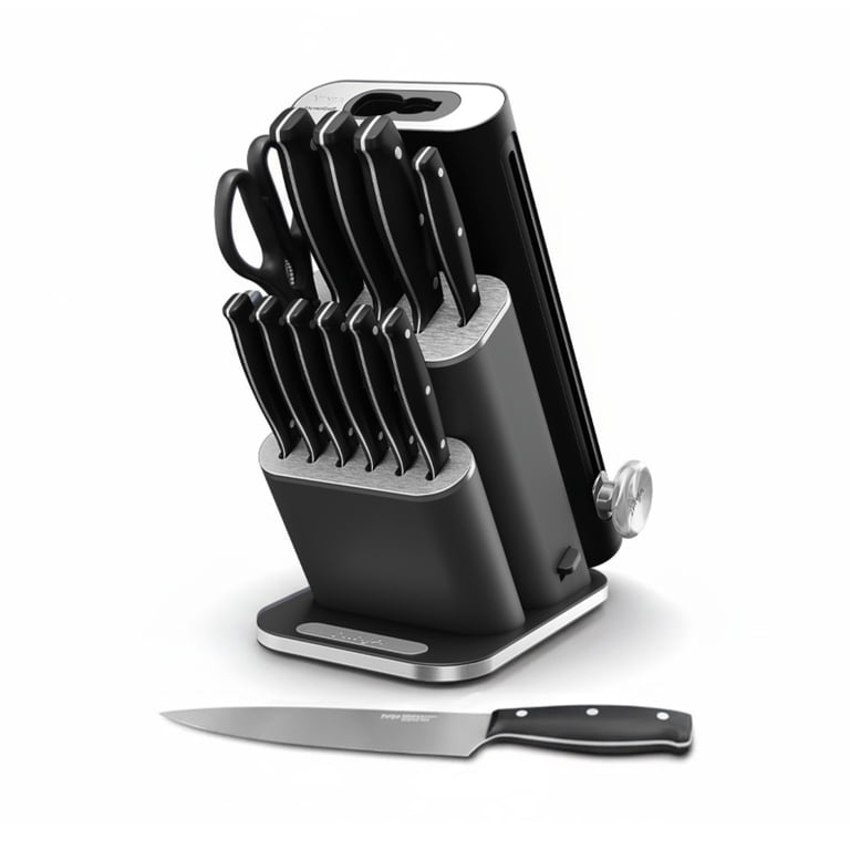【KN_DIJ】 Ninja NeverDull Razor-Sharp 13-Piece Knife System with Removable