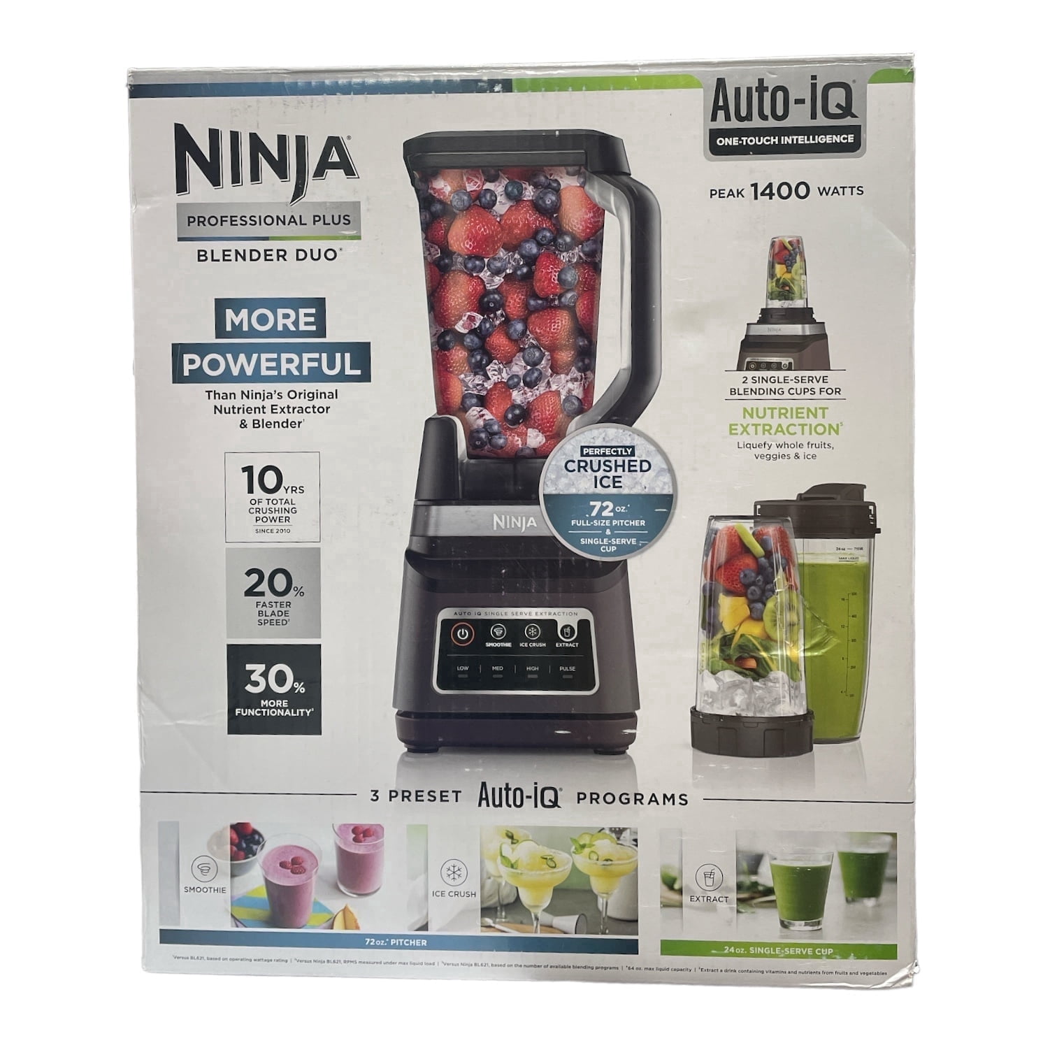 Ninja Professional Plus Blender DUO with Auto-iQ, Nutrient Extraction