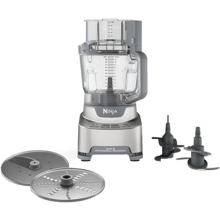 Ninja - Professional 12-Cup XL Food Processor - Platinum Silver