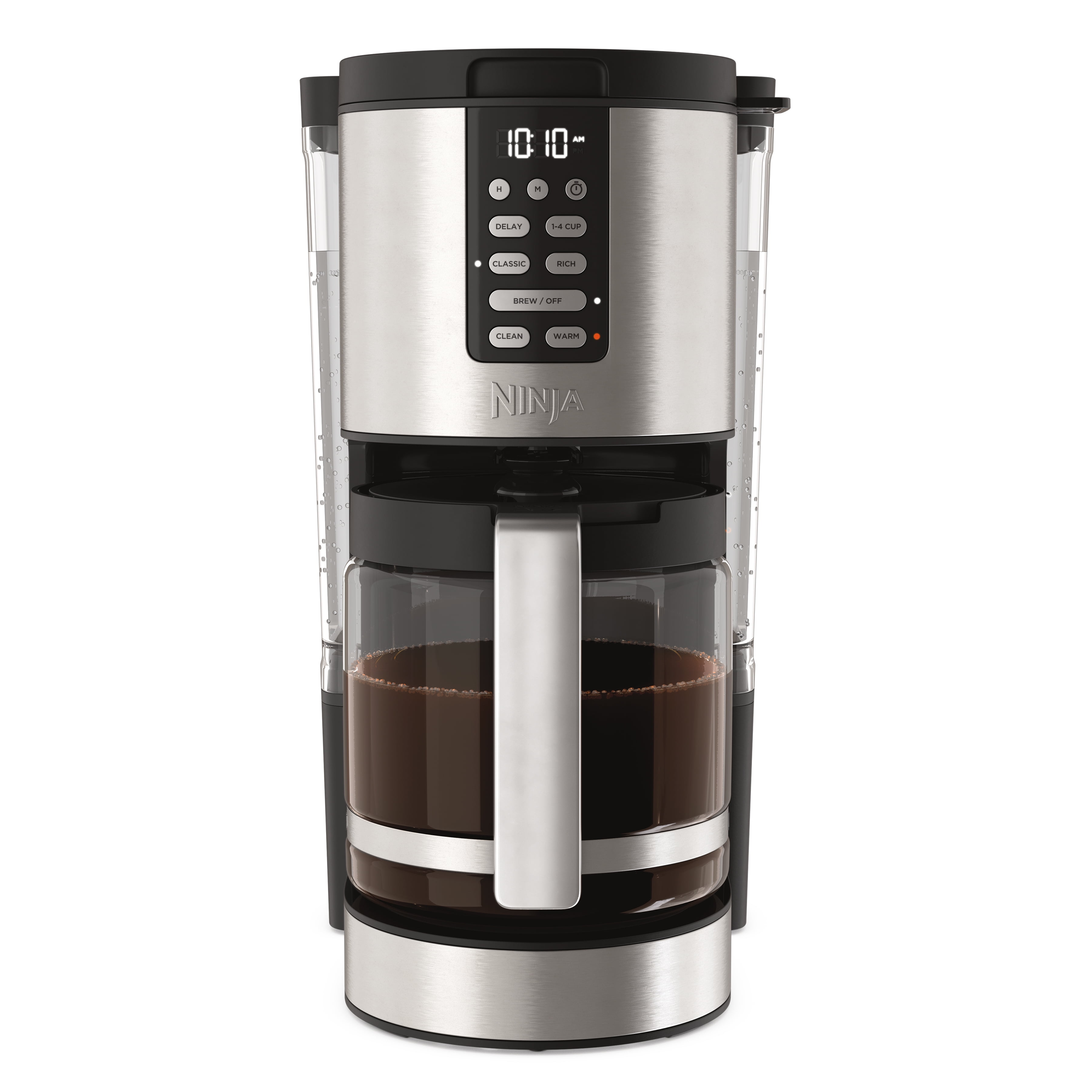 Ninja Programmable XL 14-Cup Coffee Maker PRO, Glass Carafe, Permanent Filter, Stainless, DCM201