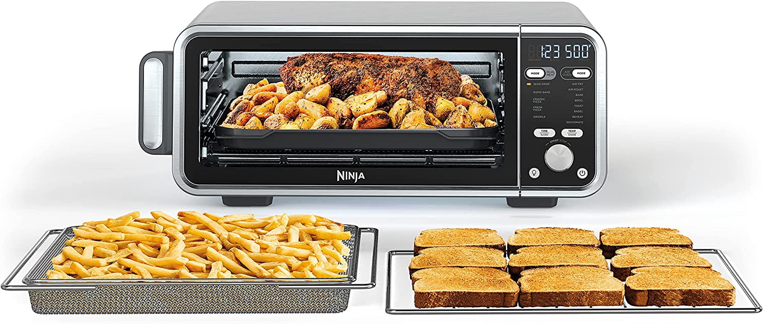 Cowbright 3pcs Air Fryer Oven Liners, Non-Stick Air Fryer Oven Mat Baking Mat Compatible Ninja Foodi SP101 Ninja Foodi SP201 Ninja Air Fry Oven