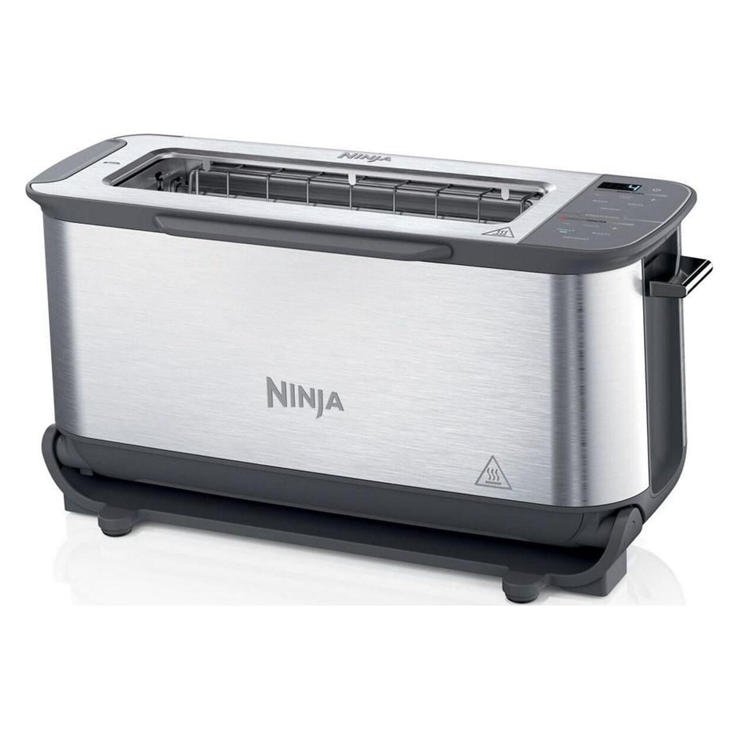 Ninja ST101 Foodi 2-in-1 Flip Toaster, 2-Slice Capacity, Compact Toaster  Oven, 1500 Watts 