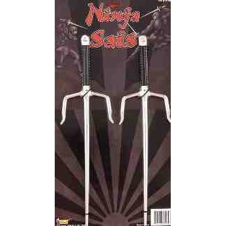 Ninja Sais Sword Weapon Costume Prop Set