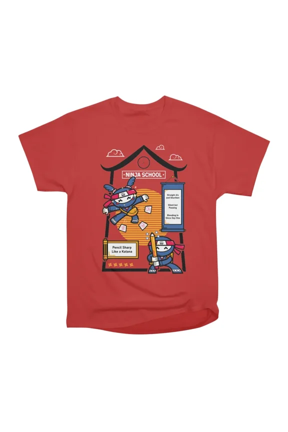 Ninja School T-Shirt Tee Gift For Him Merch For Her Apparel For Friend