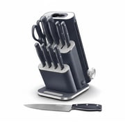 Ninja NeverDull Razor-Sharp 11-Piece Knife System with Removable Sharpener, Laser-Cut Blades, NK12011BL1, Cyberspace