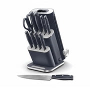 Ninja NeverDull Razor-Sharp 11-Piece Knife System with Removable Sharpener, Laser-Cut Blades, NK12011BL1, Cyberspace