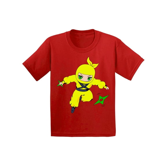 Ninja Shirts for Kids Ninja Boy Tee Anime Graphic Shirts for Youth Ninja Girl T Shirt Japanese Manga Funny Anime Geek Tee