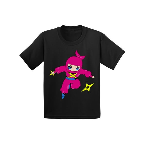 Ninja Shirts for Kids Ninja Boy Tee Anime Graphic Shirts for Youth Ninja Girl T Shirt Japanese Manga Funny Anime Geek Tee