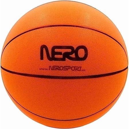 Nero Silent Basketball, Size 3 (7 inches) with Soft Foam Indoor Basketball and Bag
