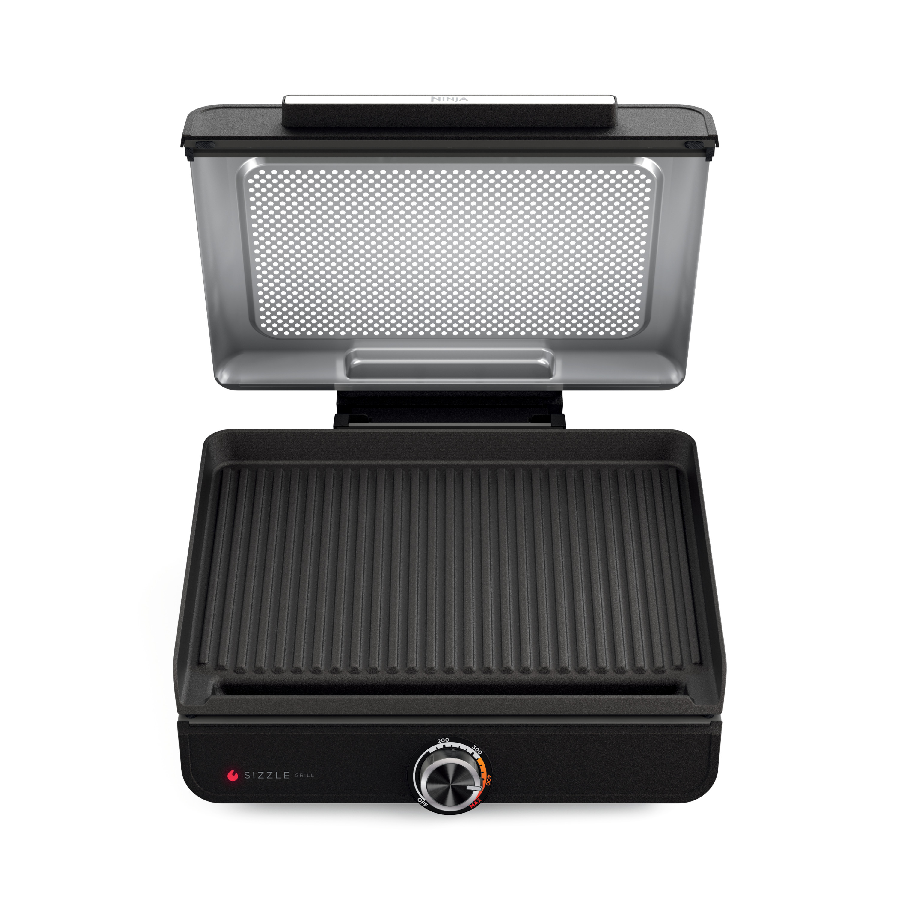 Foreman Family Size Contact Smokeless Ready Grill GRS6090B1, 4