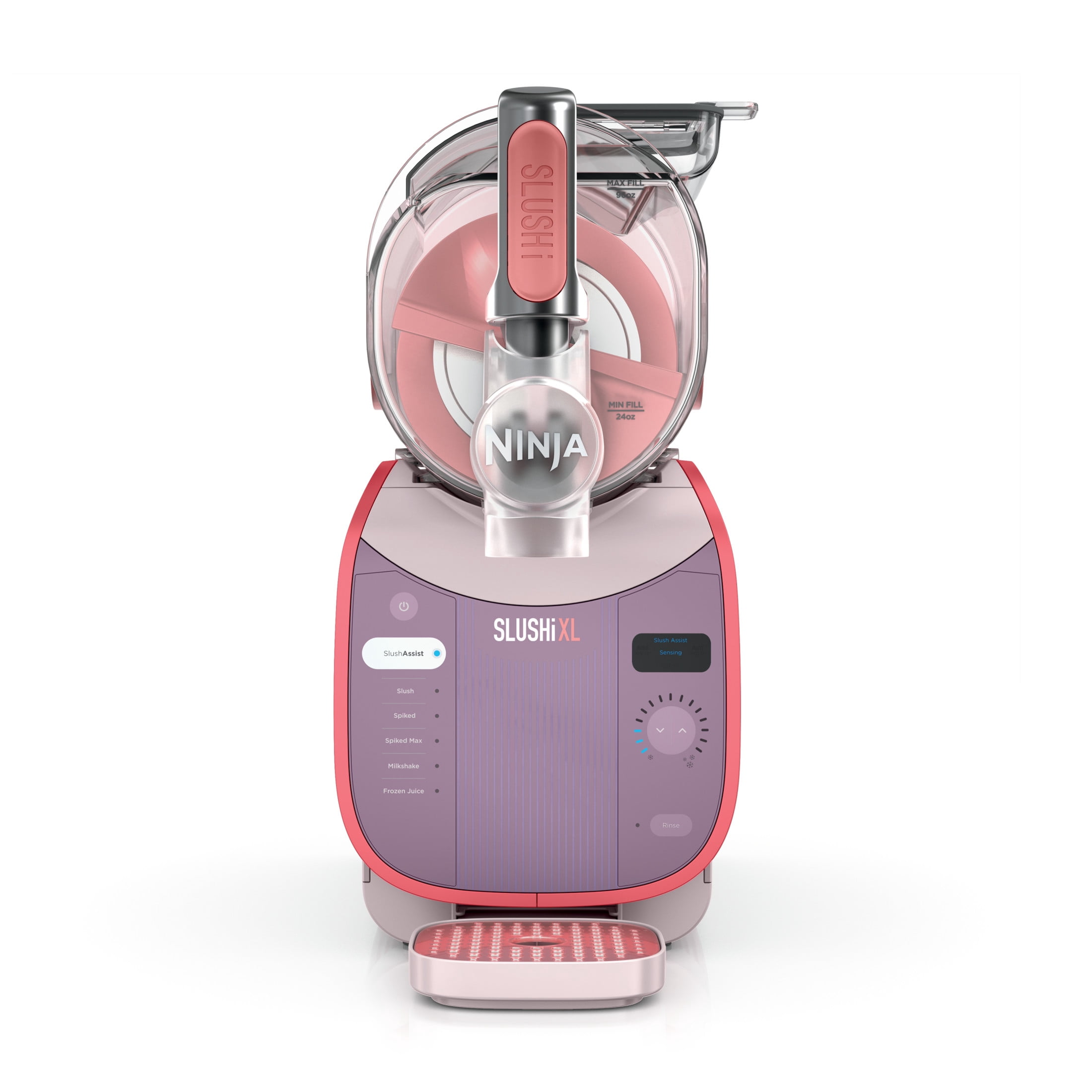 Ninja SLUSHi XL 128-Oz Frozen Drink Machine, SlushAssist Technology, 6 Presets, Dishwasher Safe, Party-Sized, Slushy Maker, FS601 Coral