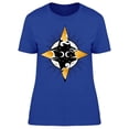 thumbnail image 1 of Ninja Star Moons T-Shirt Women -Image by Shutterstock, Female 3X-Large, 1 of 2