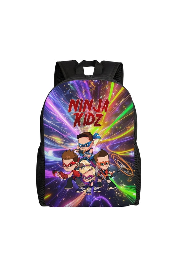 Ninja TV Kidz Backpacks For Men Women Book Bag Travel Hiking Camping Work