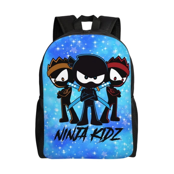 Ninja TV Kidz Backpacks For Men Women Book Bag Travel Hiking Camping Work