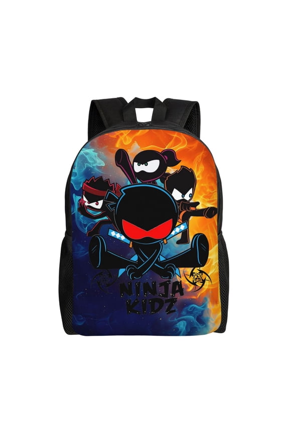 Ninja TV Kidz Backpacks For Men Women Book Bag Travel Hiking Camping Work