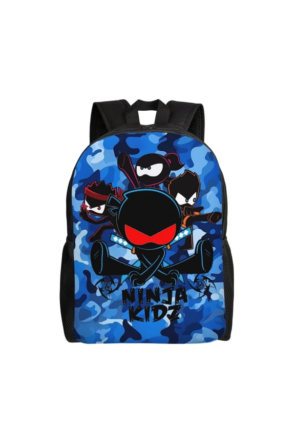 Ninja TV Kidz Backpacks For Men Women Book Bag Travel Hiking Camping Work