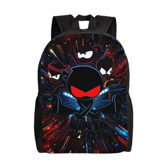 Ninja TV Kidz Backpacks For Men Women Book Bag Travel Hiking Camping Work