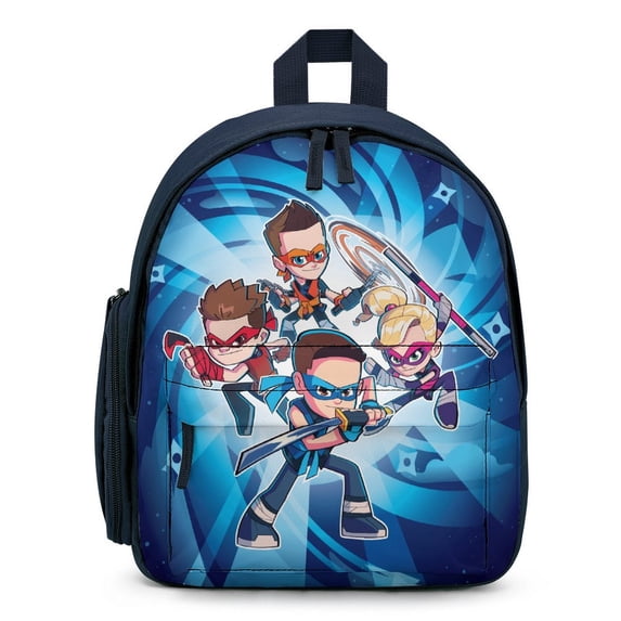 Ninja TV Kidz Lightweight Backpack Shoulder Bags Small Bookbag Daypack Travel Camping