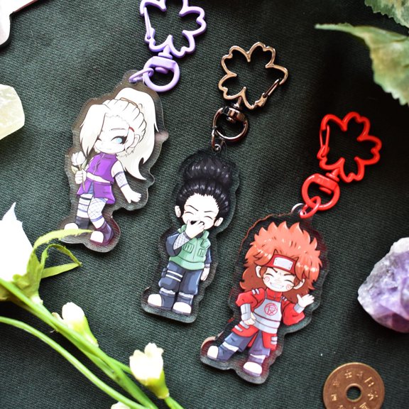 Ninja Team Acrylic Keychain RANDOM 1 PACK