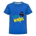 thumbnail image 1 of Ninja-Themed Kids T-Shirt – Ninja Kidz Characters Graphic Tee – Breathable Cotton Summer Shirt for Boys and Girls, 1 of 4
