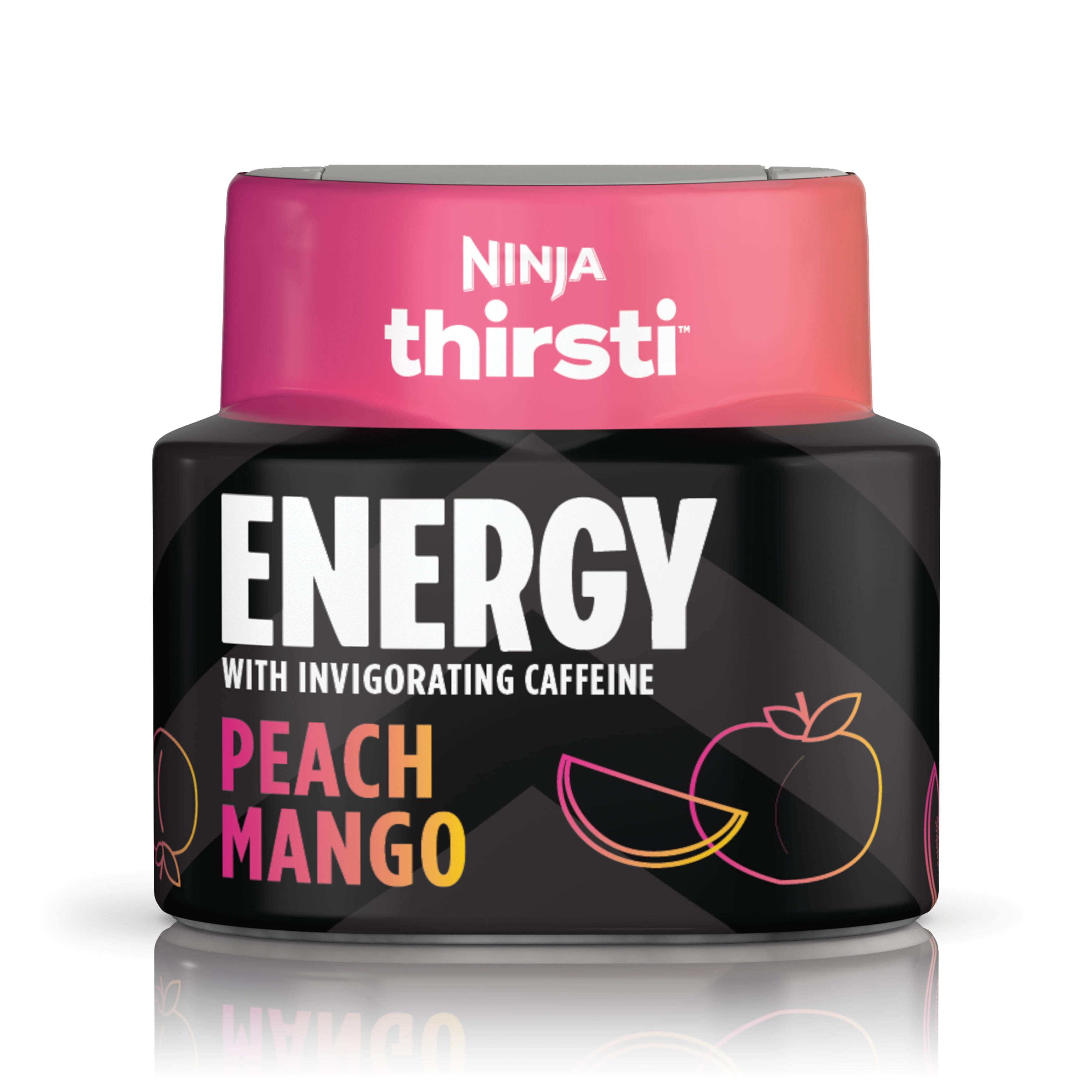 Ninja Thirsti ENERGY Peach Mango Flavored Water Drops (Sweetened
