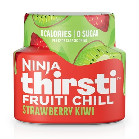 Ninja Thirsti FRUITI CHILL Strawberry Kiwi Flavored Liquid Water Drops, 1 Flavor Pod, WCFSTKW61