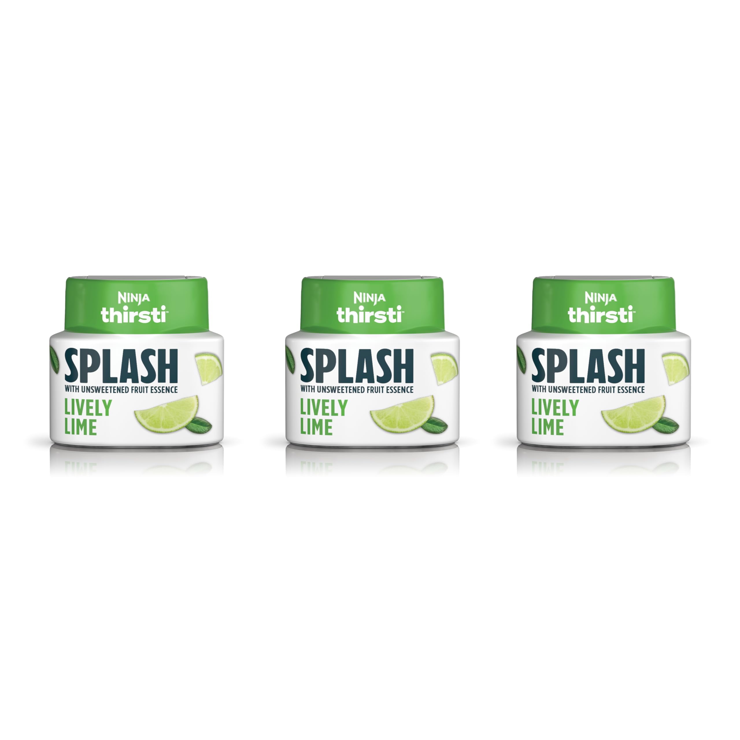 Ninja Splash Ninja Thirsti Flavored Water Drops SPLASH Unsweetened Lively Lime 3 ...