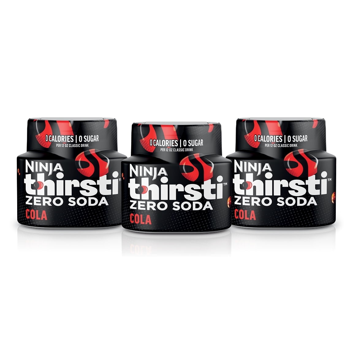 Ninja Thirsti ZERO SODA, Cola Flavored Liquid Water Drops, 0 Sugar