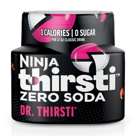 Ninja Thirsti ZERO SODA Dr. Thirsti Flavored Liquid Water Drops, 1 Flavor Pod, WCFDRPP61