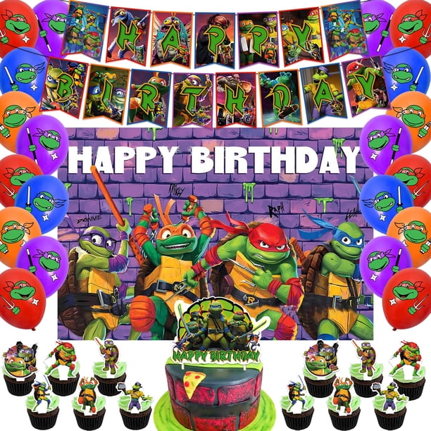 Ninja Turtle Birthday Party Supplies, Ninja Turtle Birthday Party — free download