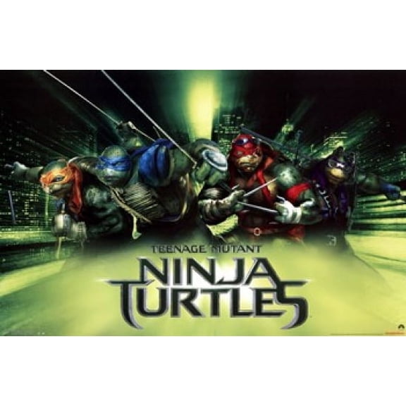 Ninja Turtles - Green Poster - 22 x 34 inches