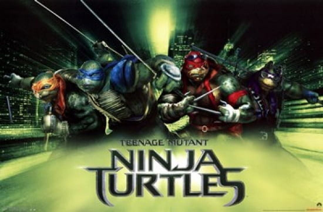 Ninja Turtles - Green Poster Print (36 x 24) - Walmart.com