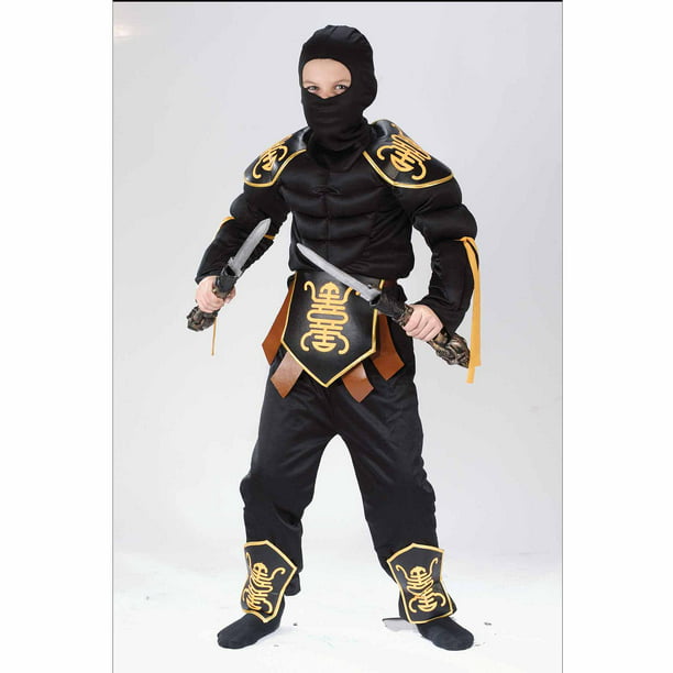Ninja Warrior Muscle Child Halloween Costume - Walmart.com