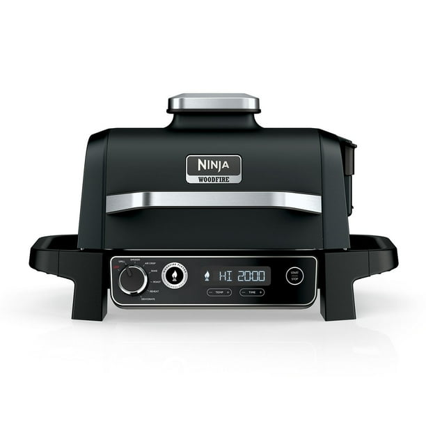 Ninja Woodfire Outdoor Grill & Smoker, OG705A, 7-in-1 Master Grill