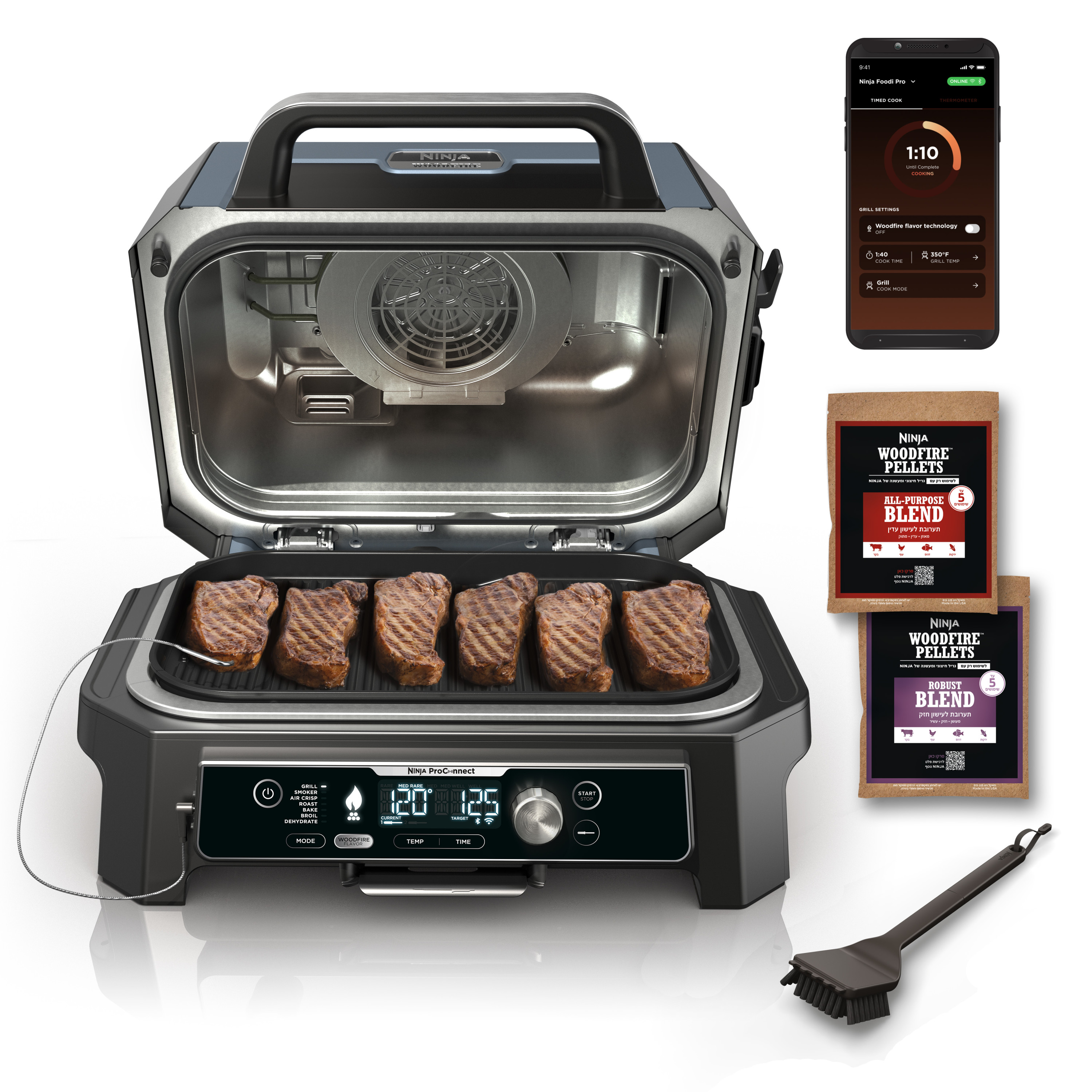 Foreman 12Serving Indoor/Outdoor Rectangular Electric Grill