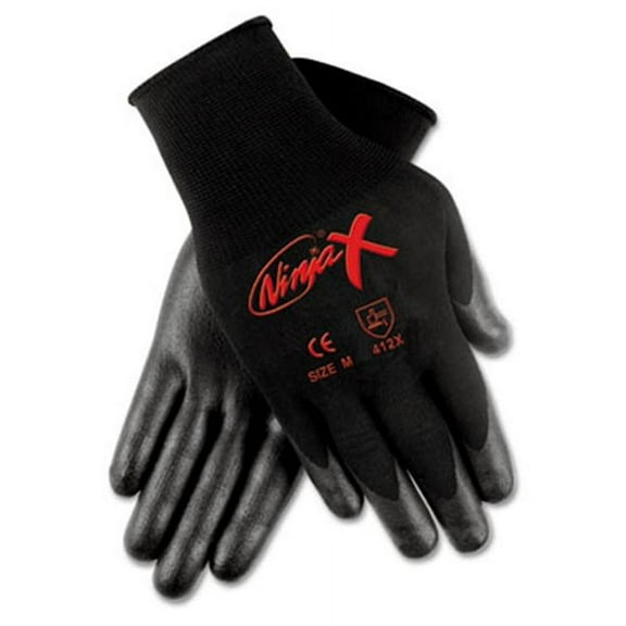 Ninja X Bi-Polymer Coated Gloves Large Black