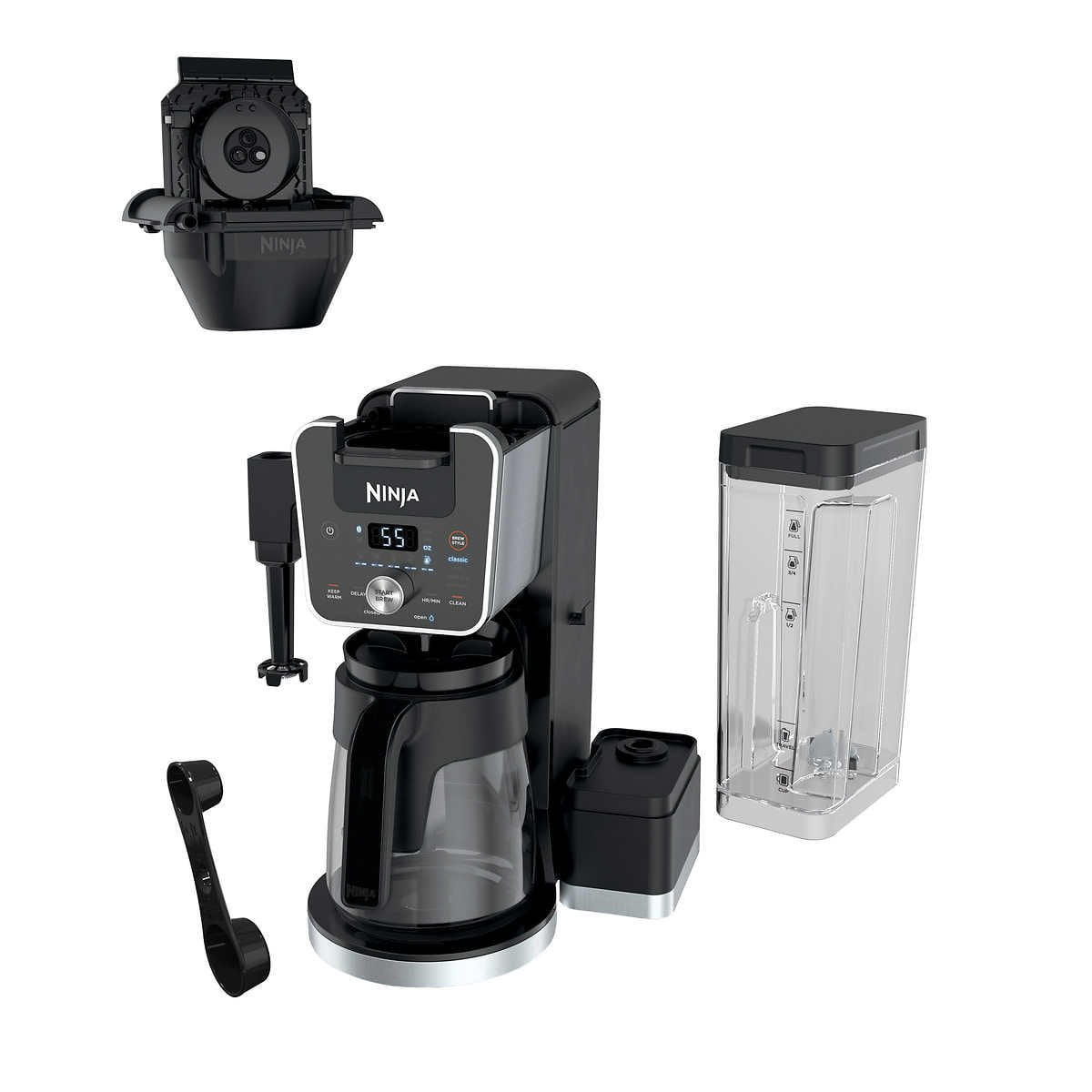 Restored Ninja CFP301 DualBrew Pro Specialty 12-Cup Drip Coffee