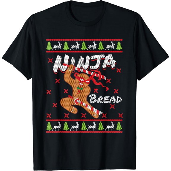 Ninjabread Man Gingerbread - Ninja Ginjas T-Shirt Sweatshirt All Size S-5XL