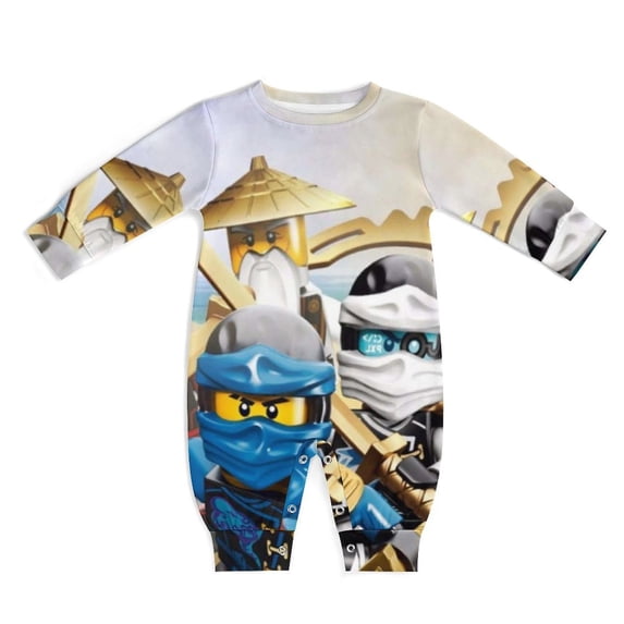 Ninjago Baby Rompers One-Piece Long Sleeve Jumpsuit Bodysuits Newborn Infant Toddler Outfit Kid Clothes Sets